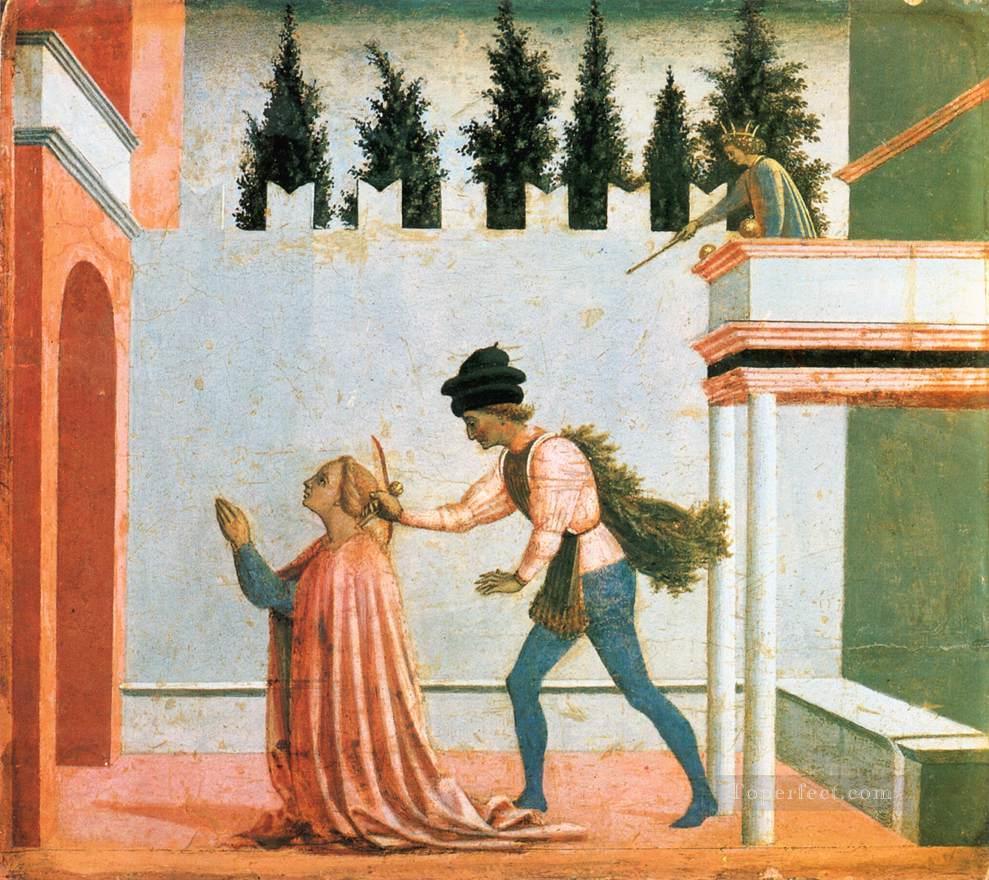 Martyrdom of St Lucy Renaissance Domenico Veneziano Oil Paintings